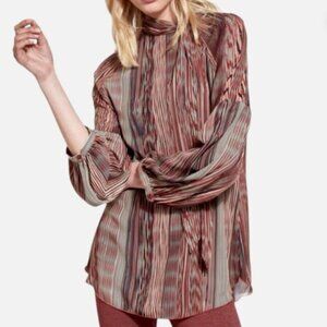 NWT Lysse Multicolor Striped Blouse